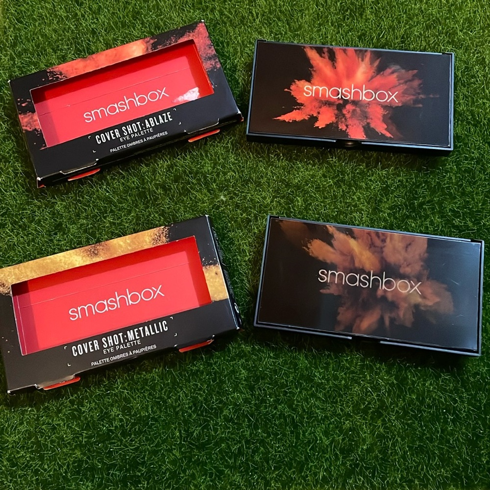 🆕 Bundle 2 Smashbox Cover Shot eye palettes in Ablaze and Mettalic